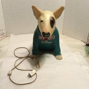 Vintage 1986/87 Bud Light Spuds MacKenzie plastic advertising light up display